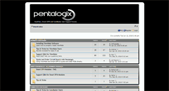 Desktop Screenshot of forums.pentalogix.com